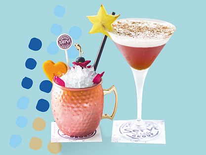 Cocktail Marilyn Monroe and Cocktail Miracle