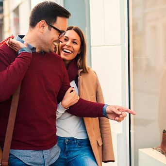 An afternoon of shopping is always a good plan