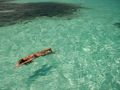Beach with Crystal clear water