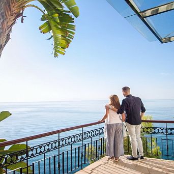 Beach views from the Hotel Montiboli