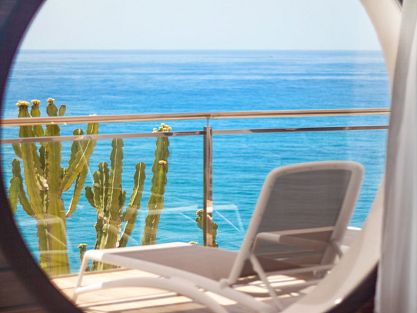 Window with sea views