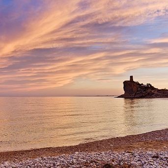 Sunset in Cala del Xarco