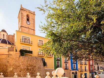 The Church of the Assumption is located in the heart of the Old Town of Villajoyosa
