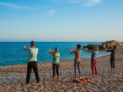 Practica Yoga en el Hotel Montíboli
