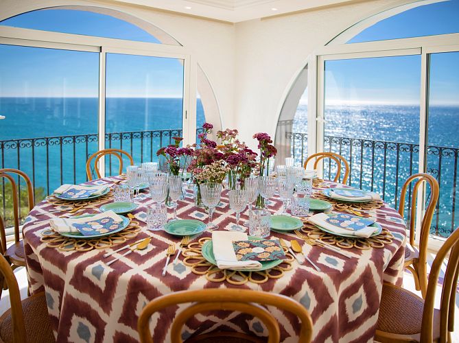 Event Room Panorama with frontal sea view