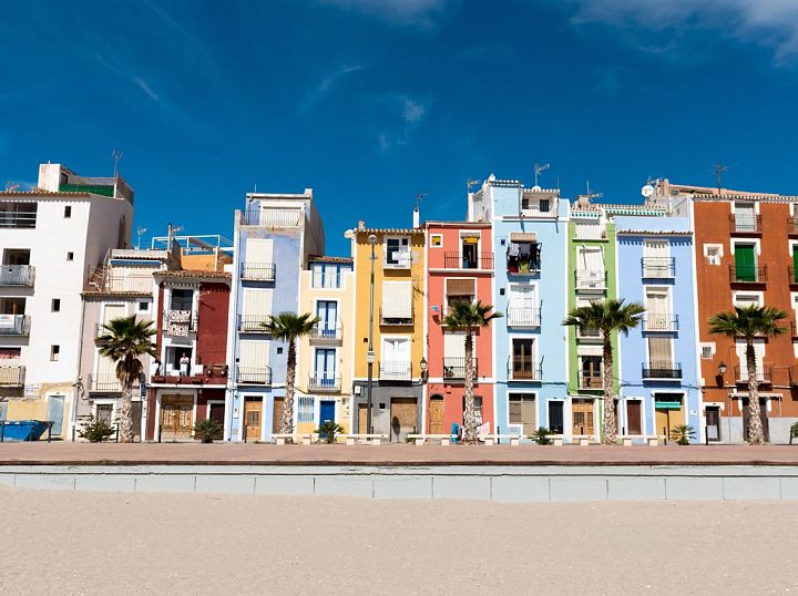 Coloured houses of Villajoyosa