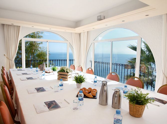 Event Room Panorama with frontal sea view