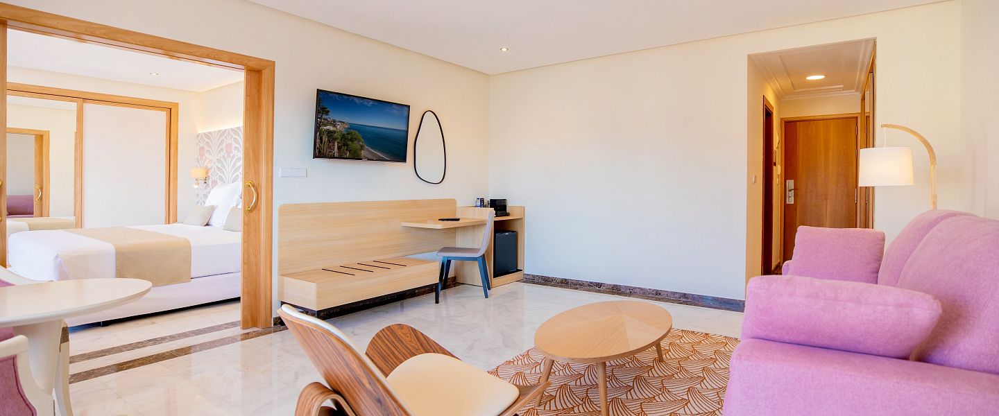 Double with Art Deco Living Room