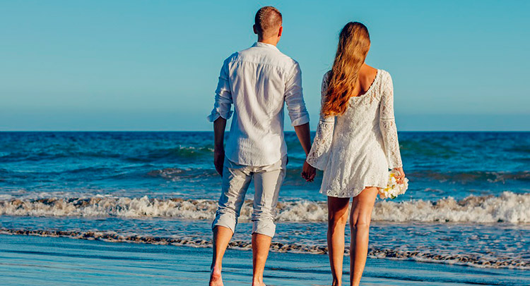 Couple on the beach