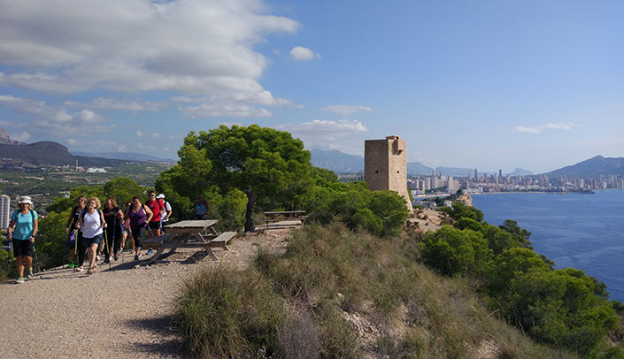 Nordic walking in Benidorm