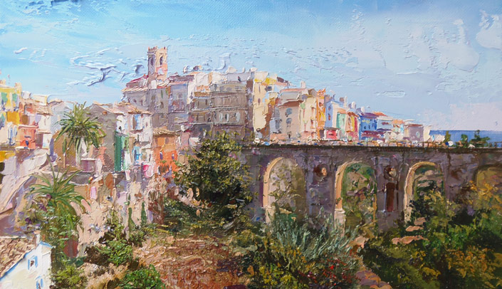 Impressionist painting by Evaristo Alguacil