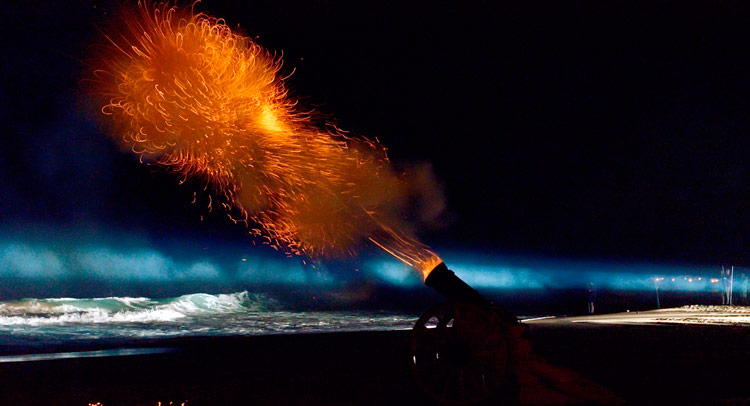 Canyons in the Villajoyosa disembarkation