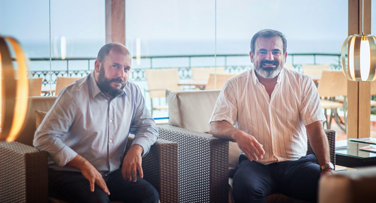 Interview a Pere Soriano and Pedro Miguel Marcet in the Montíboli