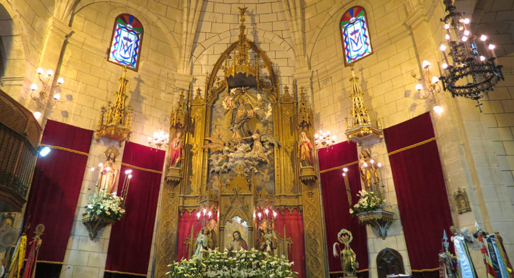 Santa Marta patron saint of Villajoyosa