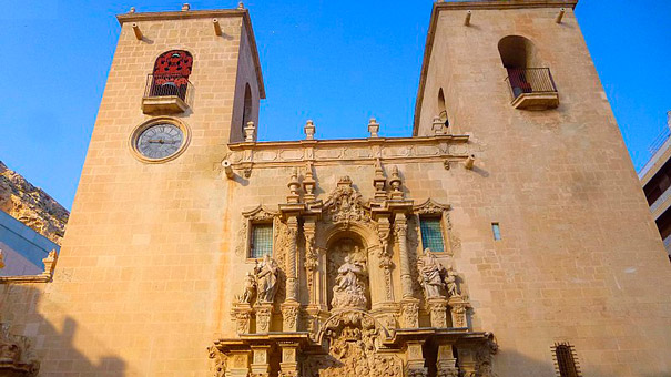 Valencian Gothic style Basilica in Alicante