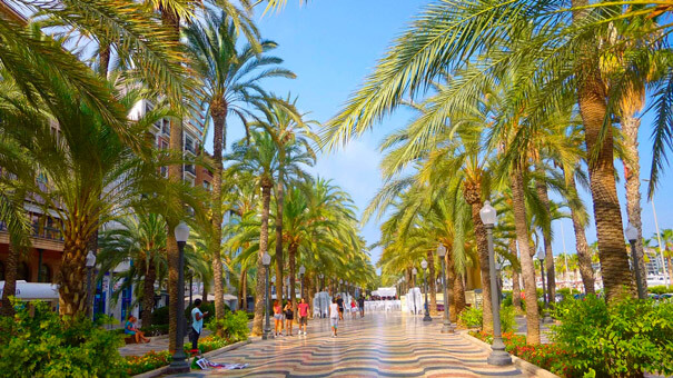 La Explanada Park in Alicante
