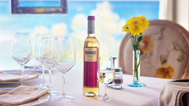 Bornos Semi-Sweet DO Rueda wine Sweet Wine in the Emperador Villajoyosa